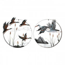 Wanddecoratie DKD Home Decor 71 x 5 x 71 cm Reiger (2 Stuks)