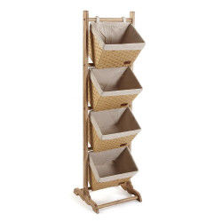 Mobile Aggiuntivo Versa Legno Cotone (35 x 125 x 35 cm)