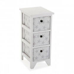 Cassettiera Versa Grigio Stelle Legno 29 x 58 x 23 cm