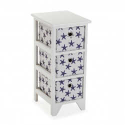 Cassettiera Versa Azzurro Stelle Legno 29 x 58 x 23 cm