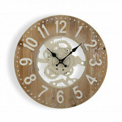 Horloge Murale Versa 40 x 4,5 x 40 cm Métal Bois MDF