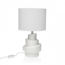 Desk lamp Versa White Ceramic 20 x 35 cm