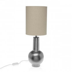 Lampe de bureau Versa Argenté Céramique 20 x 57 x 20 cm