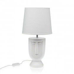 Lampe de bureau Versa Blanc Céramique 60 W 22 x 42,8 cm