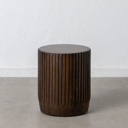 Table d'appoint 38 x 38 x 45 cm Marron Bois de manguier