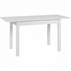 Expandable table 110/150 x 75 x 70 cm White Metal