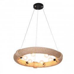 Plafondlamp DKD Home Decor Bruin Touw (51 x 51 x 10 cm) (47 X 47 X 10 CM)