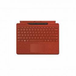 Clavier Microsoft 8X8-00032 Rouge Espagnol Espagnol Qwerty