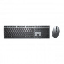 Teclado y Ratón Inalámbrico Dell KM7321WGY Gris Qwerty Español QWERTY