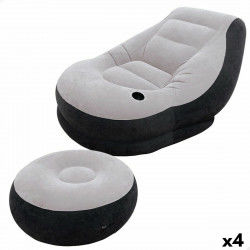 Opblaasbare stoel Intex ULTRA LOUNGE 99 x 76 x 130 cm (4 Stuks)