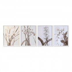 Bild DKD Home Decor Kristall Birke 55 x 70 x 2,5 cm 55 x 2,5 x 70 cm Blomster...