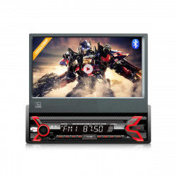 Radio CD para Coches AudioCore AC9100 Negro Rojo