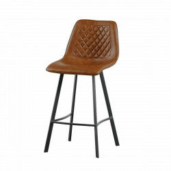 Stool DKD Home Decor Black Dark brown Metal 56 x 49 x 110 cm 49 x 49 x 110 cm