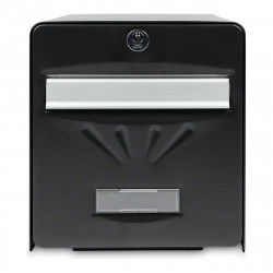 Letterbox Burg-Wachter   Black Stainless steel Crystal Galvanised Steel 28 x...