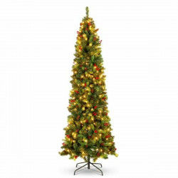 Kerstboom DKD Home Decor Groen Metaal Polyethyleen 70 x 70 x 210 cm