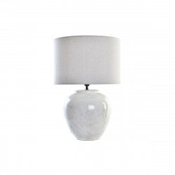 Bureaulamp DKD Home Decor S3020918 42 x 42 x 60 cm Keramisch Crème Plastic...