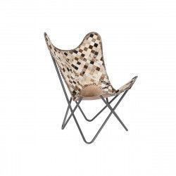 Fauteuil DKD Home Decor Beige Camel Fer 70 x 70 x 90 cm