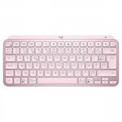 Drahtlose Tastatur Logitech MX Keys Mini Rosa Französisch AZERTY