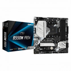 Moederbord ASRock B550M Pro4 AMD B550 AMD AMD AM4