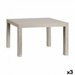 Bijzettafel Grijs Hout 50 x 45 x 79 cm (3 Stuks)