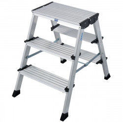 Inklapbare ladder Krause 126030 Zilverkleurig Aluminium