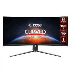 Écran MSI 343CQR Courbe 34" 165 Hz VA LCD 50-60  Hz