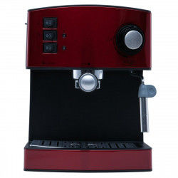 Cafetera Express de Brazo Adler AD 4404r Negro Rojo Plateado 1,6 L