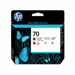 Tête de rechange HP C9409A Rouge Noir mat