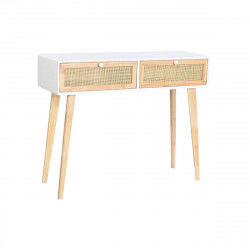 Consola DKD Home Decor Blanco Madera de Paulonia 100 x 30 x 78 cm