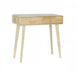 Console DKD Home Decor Natural Rubber wood MDF Wood 80 x 30 x 74 cm