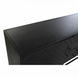 Credenza DKD Home Decor 210 x 45 x 75 cm Nero Metallo Legno di mango