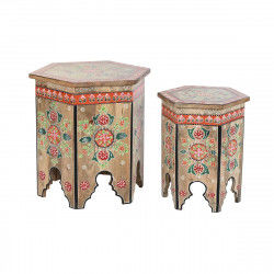 Jeu de 2 tables DKD Home Decor Arabe 48 x 41,5 x 49 cm