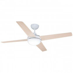 Ventilador de Techo con Luz EDM Chukotka Blanco 28 W Ø 132 cm