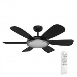 Ceiling Fan Universal Blue IBE Black Ø 132 cm