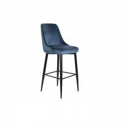 Stool DKD Home Decor Blue Black Bicoloured Metal 51 x 68 x 110 cm 51 x 56 x...