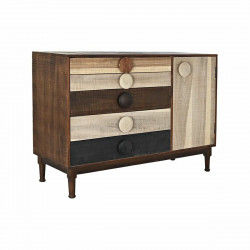 Credenza DKD Home Decor Marrone scuro Naturale Nero Beige