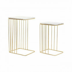 2nd-Set Tischchen DKD Home Decor Gold 45,4 x 37,5 x 73 cm