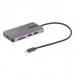 Hub USB Startech 120B-USBC-MULTIPORT Grau