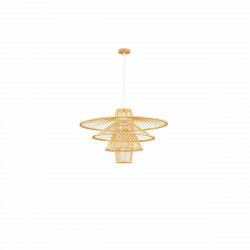 Ceiling Light DKD Home Decor 70 x 70 x 43 cm Light brown Bamboo 50 W