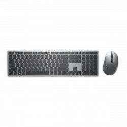 clavier et souris Dell 580-AJQJ Noir Gris Titane QWERTY Qwerty US