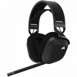 Auricolari Bluetooth con Microfono Corsair HS80 RGB Nero Multicolore