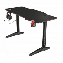 Mesa de Escritorio Trust GXT 1175 Imperius XL Gaming Negro Negro/Rojo Acero...