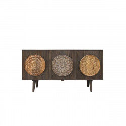 Dientafel DKD Home Decor 160 x 40 x 85 cm Grijs Bruin Donkerbruin Mangohout...