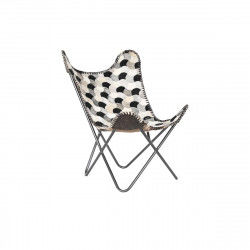 Fauteuil DKD Home Decor Blanc Marron Fer 70 x 70 x 90 cm