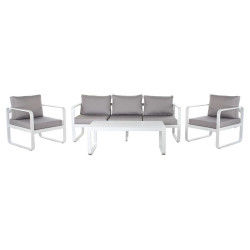 Canapé de jardin DKD Home Decor Gris Aluminium 78 cm 184 x 72 x 78 cm  