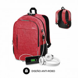 Laptop- und Tablet-Rucksack mit USB-Anschluss Subblim Urban Lock Backpack 16"...