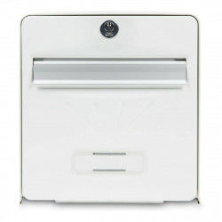 Letterbox Burg-Wachter   White Stainless steel Galvanised Steel 36,5 x 28 x...