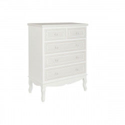 Caisson à Tiroirs DKD Home Decor Blanc Bois MDF Romantique 80 x 40 x 105 cm