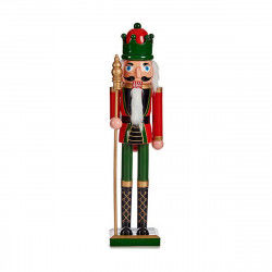 Figura Decorativa Cascanueces Música Movimiento Rojo Verde Extensible Plástico