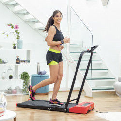 Folding Walking and Running Treadmill with Speakers and Remote Control...